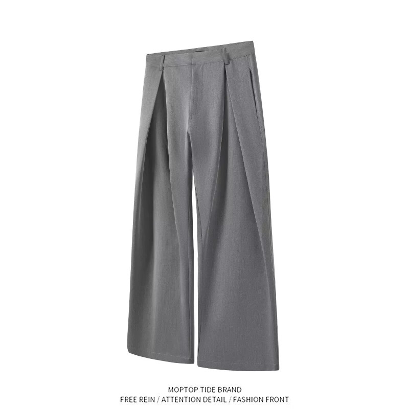 Tailored Trouser Wide - Pantalones de Traje Retro de Pierna