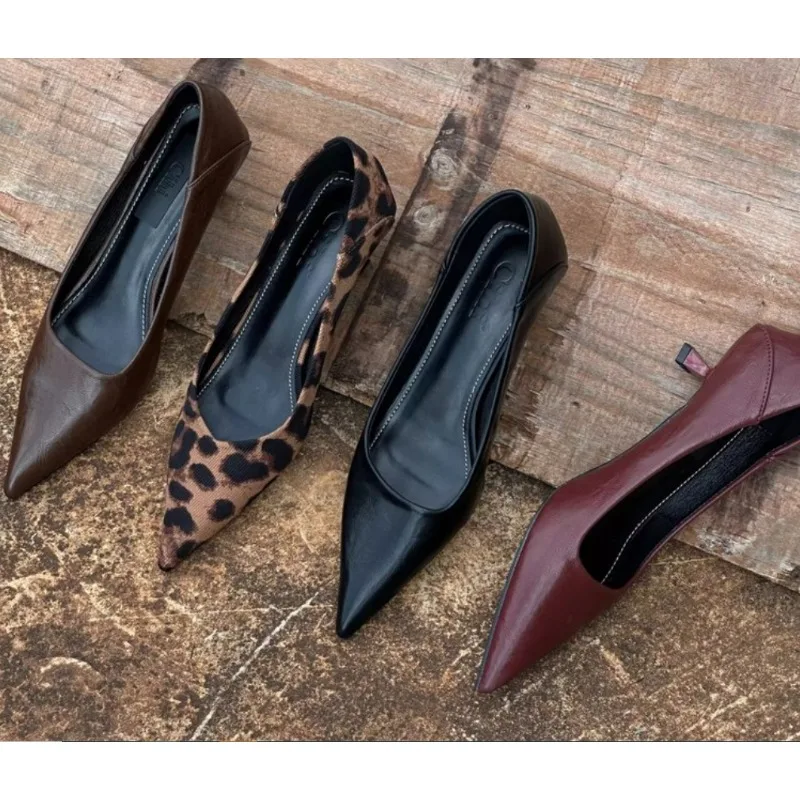 Women'S Work Fashion - 2024 mujeres tacones altos sexis Borgoña