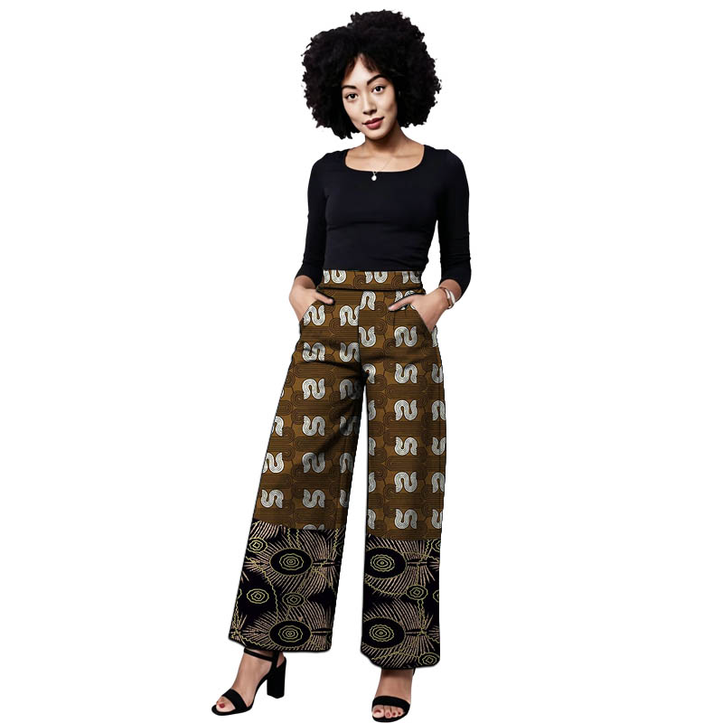 Tailored Trouser Wide - Conjunto Ankara, Pantalones de Mujer con