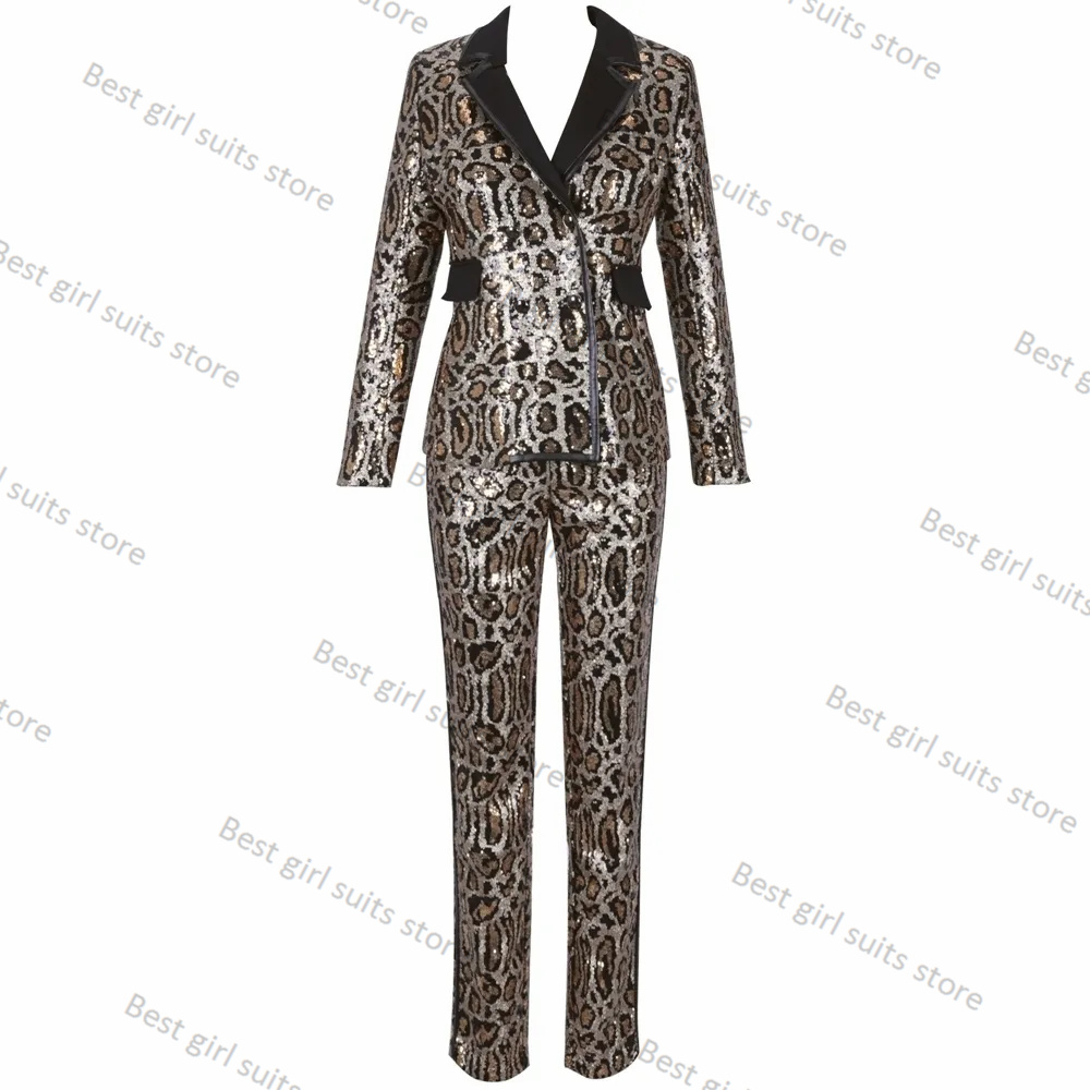 Traje de 2 piezas con estampad - Tailored Trouser Wide reseña y precio