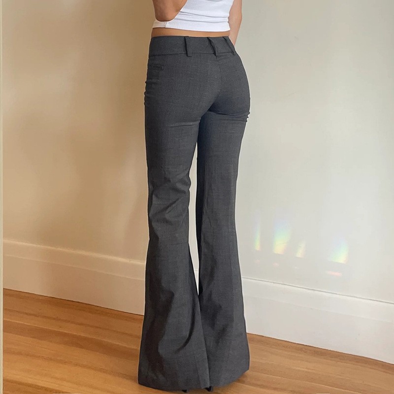 Pantalones Largos Grises de Pi - Tailored Trouser Wide reseña y precio