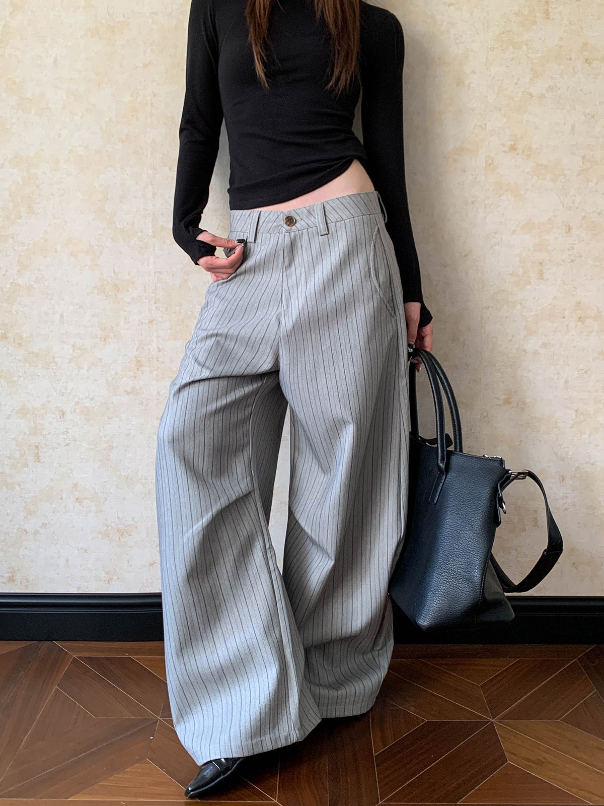 Pantalones Casuales de Estilo  - Tailored Trouser Wide reseña y precio