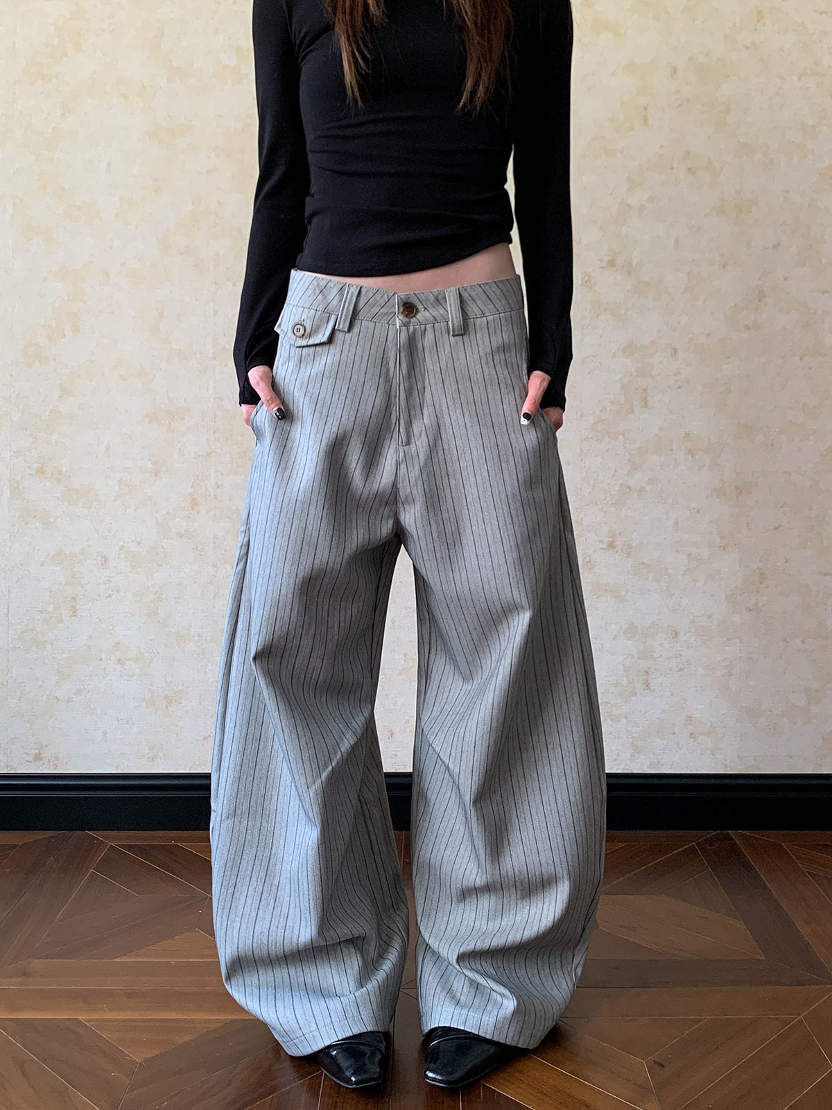 Pantalones Casuales de Estilo  - Tailored Trouser Wide reseña y precio