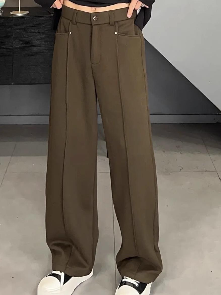 Pantalones Casuales Estilo Cor - Tailored Trouser Wide reseña y precio